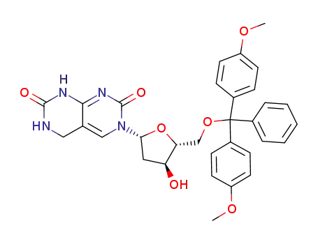 6-[2-deoxy-5-O-(4,4'-dimethoxytrityl)-β-D-ribofuranosyl]-3,4-dihydropyrimido[4,5-d]pyrimidine-2,7(1H,6H)-dione