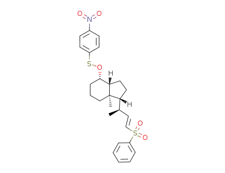 (22E)-de-A,B-8β-(4-nitrophenylsulfenyloxy)-24-norchol-22-ene-23-phenylsulfone