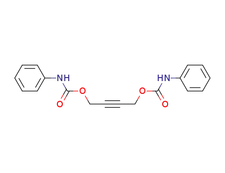 Molecular Structure of 21840-67-5 (but-2-yne-1,4-diyl bis(phenylcarbamate))