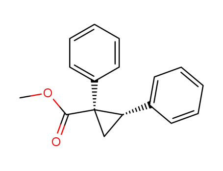 (+/-)-methyl 1β,2β-diphenylcyclopropane-1α-carboxylate