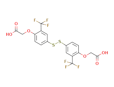 4,4'-dithiobis-(2-trifluoromethylphenoxyacetic acid)