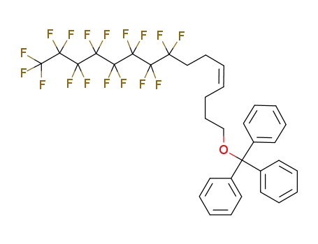 1,1,1,2,2,3,3,4,4,5,5,6,6,7,7,8,8-heptadecafluoro-15-trityloxy-pentadec-11(Z)-ene