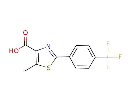 5-Methyl-2-(4-(trifluoromethyl)phenyl)thiazole-4-carboxylic acid