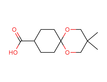 1,5- 다이옥 사스 피로 [5.5] 운데 칸 -9- 카복실산, 3,3- 다이 메틸-