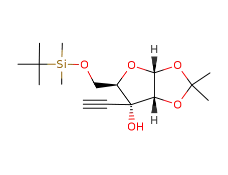 1,2-O-isopropylidene-5-O-(tert-butyldimethylsilyl)-3-C-ethynyl-α-D-ribofuranose