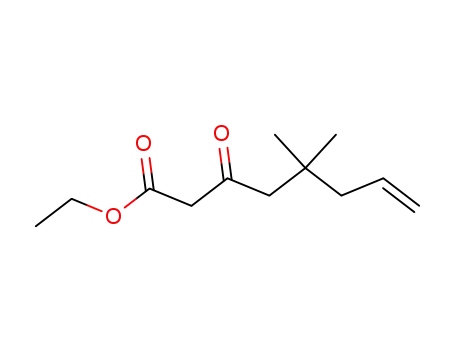 7-Octenoic acid, 5,5-dimethyl-3-oxo-, ethyl ester