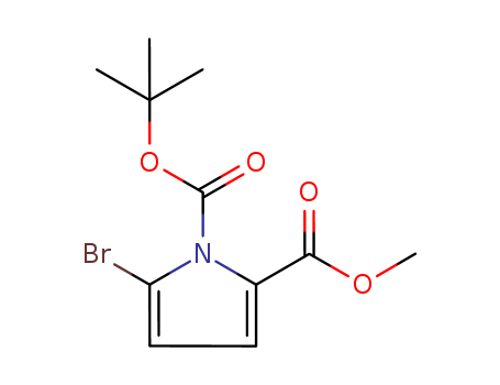 1H-Pyrrole-1,2-dicarboxylicacid, 5-bromo-, 1-(1,1-dimethylethyl) 2-methyl ester cas  924708-81-6