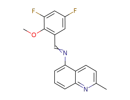 [(3,5-difluoro-2-methoxyphenyl)methylene]-2-methylquinolin-5-amine