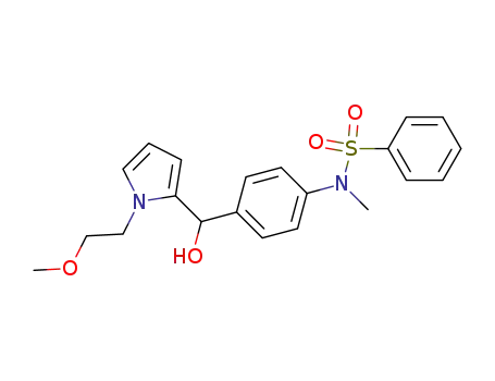 Benzenesulfonamide,
N-[4-[hydroxy[1-(2-methoxyethyl)-1H-pyrrol-2-yl]methyl]phenyl]-N-methyl-