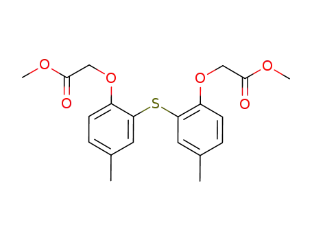 Molecular Structure of 882304-68-9 (2,2'-sulfinyl bis[methy(4-methylphenoxyacetate)])