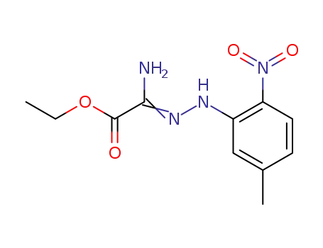 Acetic acid, imino[2-(5-methyl-2-nitrophenyl)hydrazino]-, ethyl ester