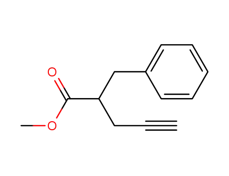 2-Benzyl-pent-4-ynoic acid methyl ester