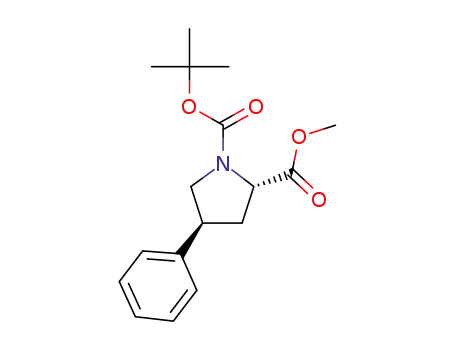 (2S,4S)-4-phenyl-pyrrolidine-1,2-dicarboxylic acid 1-tert-butyl ester 2-methyl ester