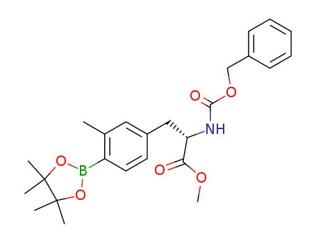methyl (2S)-2-[(benzyloxy)carbonyl]amino-3-[3-methyl-4-(4,4,5,5-tetramethyl-1,3,2-dioxaborolan-2-yl)phenyl]propanoate
