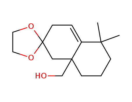 8a-hydroxymethyl-5,5-dimethyl-1,5,6,7,8,8a-hexahydro-2(3H)-naphthalenone 2-ethylene acetal