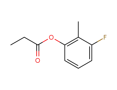 Molecular Structure of 950519-86-5 (3-fluoro-2-methylphenyl propionate)