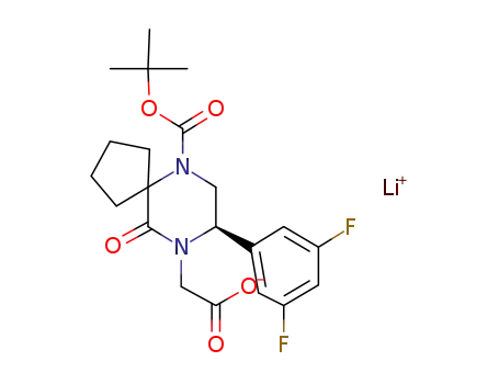 lithium [(8R)-6-(tert-butoxycarbonyl)-8-(3,5-difluorophenyl)-10-oxo-6,9-diazaspiro[4.5]dec-9-yl]acetate
