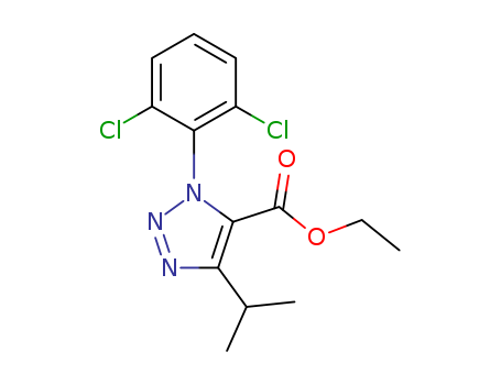3-(2,6-dichloro-phenyl)-5-isopropyl-3H-[1,2,3]triazole-4-carboxylic acid ethyl ester