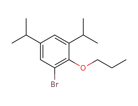 Molecular Structure of 714966-87-7 (1-Bromo-3,5-diisopropyl-2-propoxy-benzene)