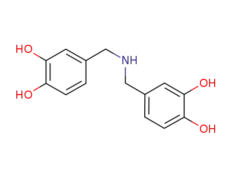 Molecular Structure of 633700-32-0 (1,2-Benzenediol, 4,4'-[iminobis(methylene)]bis-)
