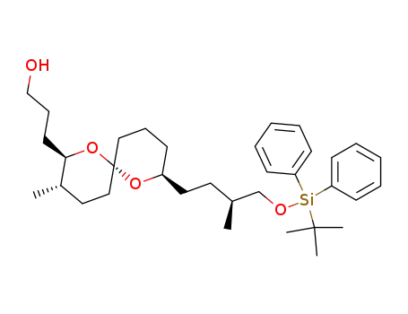 3-((2R,3S,6S,8S)-8-[(S)-4-(tert-butyldiphenylsilyloxy)-3-methylbutyl]-3-methyl-1,7-dioxaspiro[5.5]undecan-2-yl)propan-1-ol