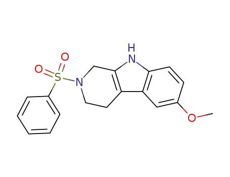 2-benzenesulfonyl-6-methoxy-2,3,4,9-tetrahydro-1H-β-carboline