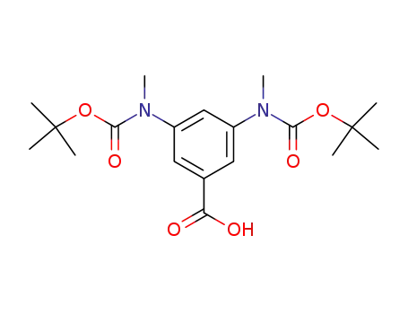 Benzoic acid, 3,5-bis[[(1,1-dimethylethoxy)carbonyl]methylamino]-