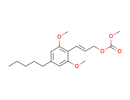 carbonic acid 3-(2,6-dimethoxy-4-pentyl-phenyl)-allyl ester methyl ester