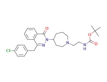 1,1-dimethylethyl (2-{4-[4-[(4-chlorophenyl)methyl]-1-oxo-2(1H)-phthalazinyl]hexahydro-1H-azepin-1-yl}ethyl)carbamate