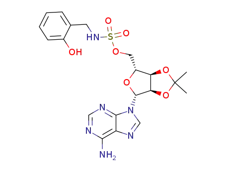 5'-O-(N-(2-hydroxybenzyl)sulfamoyl)-2',3'-O-isopropylideneadenosine