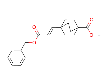 Bicyclo[2.2.2]octane-1-carboxylic acid,
4-[(1E)-3-oxo-3-(phenylmethoxy)-1-propenyl]-, methyl ester