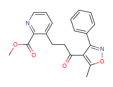 3-[3-(5-methyl-3-phenylisoxazol-4-yl)-3-oxo-propyl]pyridine-2-carboxylic acid methyl ester