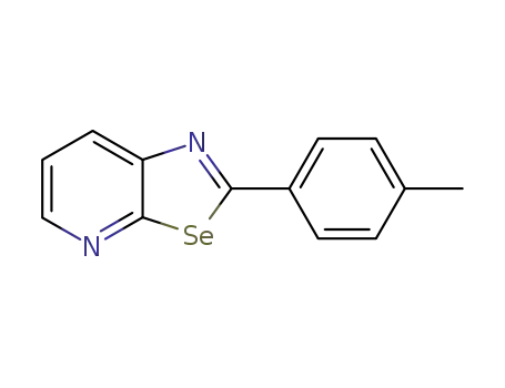 Molecular Structure of 111931-85-2 (Selenazolo[5,4-b]pyridine, 2-(4-methylphenyl)-)