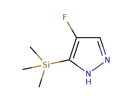4-fluoro-5-trimethylsilyl-1H-pyrazole