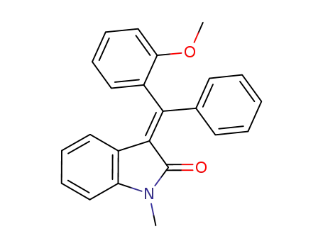 (E)-3-((2-methoxyphenyl)(phenyl)methylene)-1-methylindolin-2-one