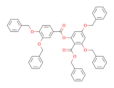 Molecular Structure of 882427-73-8 (2,4-Bis-benzyloxy-6-(3,4-bis-benzyloxy-benzoyloxy)-benzoic acid benzyl ester)