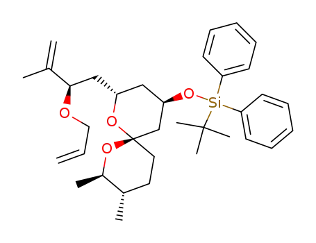 (2R)-2-allyloxy-1-{(2R,4R,6R,8R,9S)-4-[tert-butyl(diphenyl)silyloxy]-8,9-dimethyl-1,7-dioxaspiro[5.5]undecan-2-yl}-3-methylbut-3-ene