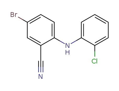 5-bromo-2-(2-chlorophenylamino)benzonitrile
