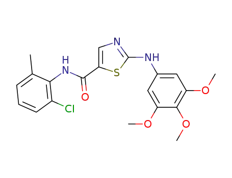 5-Thiazolecarboxamide,
N-(2-chloro-6-methylphenyl)-2-[(3,4,5-trimethoxyphenyl)amino]-