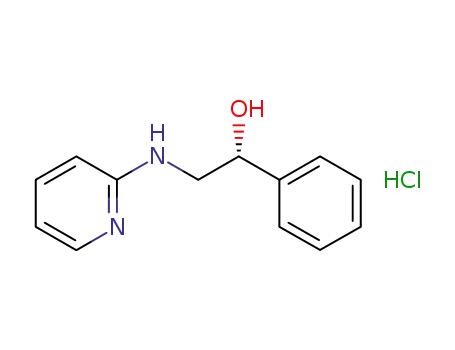 (R)-2-(β-hydroxyphenethylamino)pyridine hydrochloride