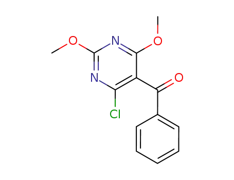 (4-chloro-2,6-dimethoxypyrimidin-5-yl)(phenyl)methanone