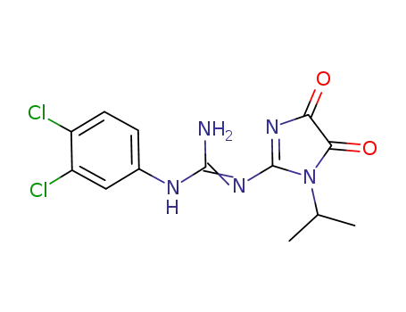 1-(3,4-dichlorophenyl)-2-[1-(1-methylethyl)-4,5-dioxo-4,5-dihydro-1H-imidazol-2-yl]guanidine
