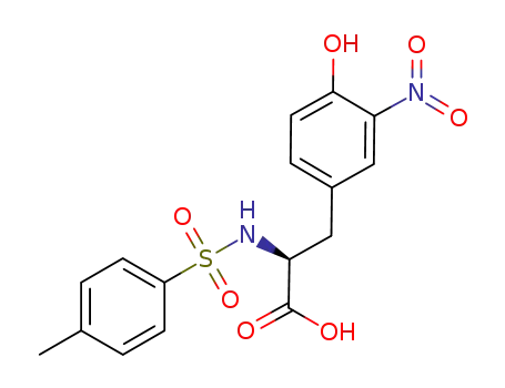 (2S)-3-(4-hydroxy-3-nitrophenyl)-2-{[(4-methylphenyl)sulfonyl]amino} propanoic acid
