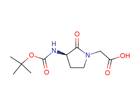 2-(3-(tert-butoxycarbonylaMino)-2-oxopyrrolidin-1-yl)acetic acid