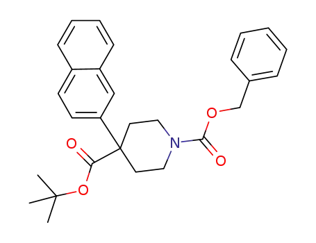 1-benzyl 4-tert-butyl 4-(2-naphthyl)piperidine-1,4-dicarboxylate