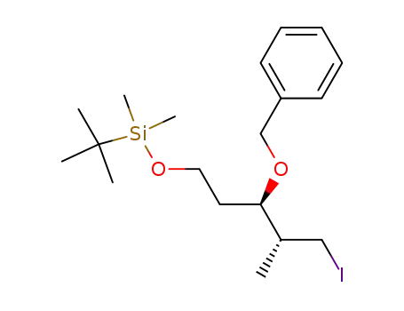 (3R,4R)-3-benzyloxy-1-(tert-butyldimethylsiloxy)-5-iodo-4-methylpentanol
