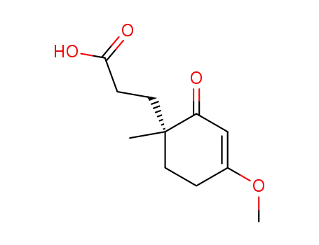 3-(4-methoxy-1-methyl-2-oxocyclohex-3-enyl)-propionic acid