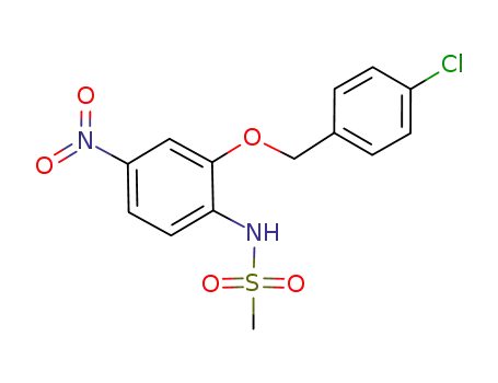 N-[2-(4'-chlorobenzyloxy)-4-nitrophenyl]-methanesulfonamide
