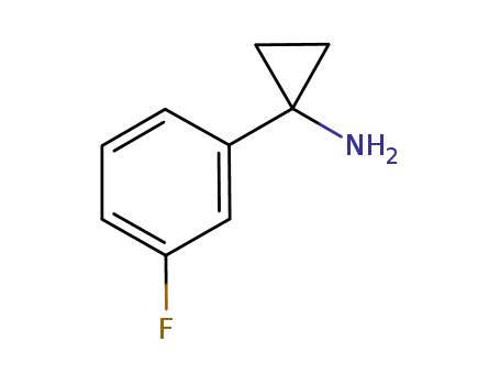 Molecular Structure of 764647-70-3 (1-(3-FLUORO-PHENYL)-CYCLOPROPYLAMINE)