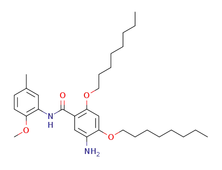 5-amino-<i>N</i>-(2-methoxy-5-methyl-phenyl)-2,4-bis-octyloxy-benzamide